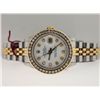 Image 1 : Rolex Ladies 18k and SS Datejust. Diamond Dial/Bezel.