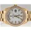 Image 1 : Rolex Mens 18k President. Quickset. Diamond Dial/Bezel.