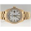 Image 2 : Rolex Mens 18k President. Quickset. Diamond Dial/Bezel.
