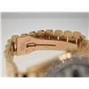 Image 6 : Rolex Mens 18k President. Quickset. Diamond Dial/Bezel.