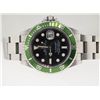 Image 2 : Rolex Mens SS Submariner. 50th/Green. PAPERS.