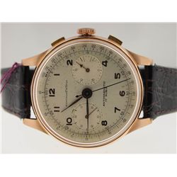 Montagne Mens Vintage Chronograph. Leather Strap.