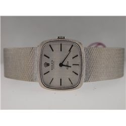 Rolex Midsize 18k White Gold Cellini Dress Watch.