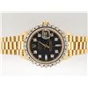 Image 1 : Rolex Ladies 18k President. Quickset. Diamond Dial/ Bezel.