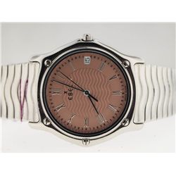 Ebel Mens Stainless Steel Wave. BOX.