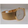 Image 3 : Patek Philippe Mens 18k Gold Quartz. Mesh Bracelet. Ultra Thin Movement.
