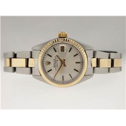 Rolex Ladies 14k and SS Date. Vintage.