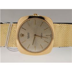 Rolex Mens 18k Gold Cellini. Vintage.