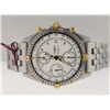 Image 2 : Breitling Mens 18k Gold and SS Chronograph.