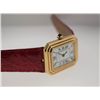 Image 2 : Cartier Ladies 18k Gold Rectangular Watch.