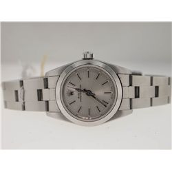 Rolex Ladies SS Oyster Perpetual. Sapphire Crystal.