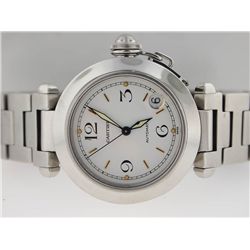 Cartier Mens Stainless Steel Pasha. Automatic.