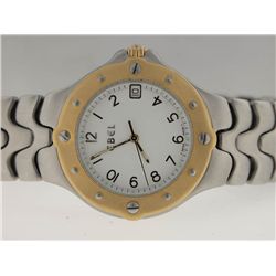 Ebel Midsize Stainless Steel Wave. Screw Bezel.