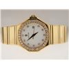 Image 1 : Concord Midsize 18k Octagon Diamond Watch.