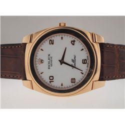 Rolex Mens 18k Rose Gold Cellini Cestello. PAPERS.