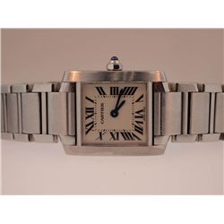 Cartier Ladies SS Tank Francaise.