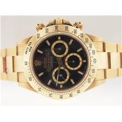 Rolex Mens 18k Gold Daytona. 1993. Like New.
