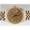 Image 1 : Rolex Mens 18k and SS Date. Hash Dial.