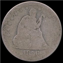 1856 Seated 50c Circulated (COI-8788)
