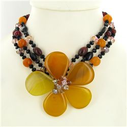 770ct Agate & Crystal Necklace (JEW-3668)