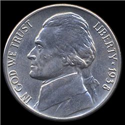 1938 Jefferson 5c MS65+ w/4.5 Full Steps (COI-7811)