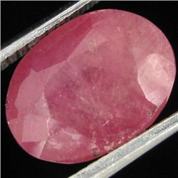 6.25ct Red Mozambique Ruby Oval (GEM-33518A)