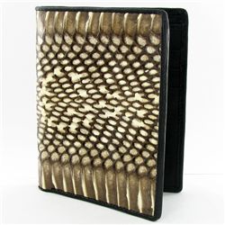 Mens Rare Cobra Skin Upright  Wallet (ACT-267)