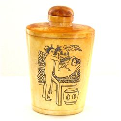 Kamasutra Chinese Bone Snuff Bottle (CLB-944)