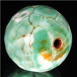 27.45ct Spearmint Fire Agate Sphere Pendant (GEM-35644)