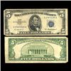 Image 1 : 1953A $5 Silver Certificate Note Circulated Scarce (COI-4728)