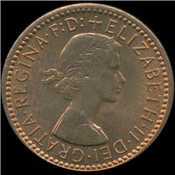 1954 Britian 1/4p MS65 (COI-8861)