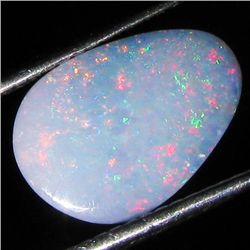 2.23ct Australian Black Opal Doublet Full Fire (GEM-36104)