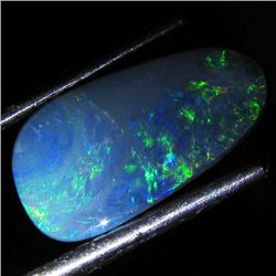 2.06ct Australian Black Opal Doublet Full Fire (GEM-35967)