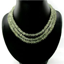 575ct Green Beryl Strand Appraised $29k (JEW-1810)