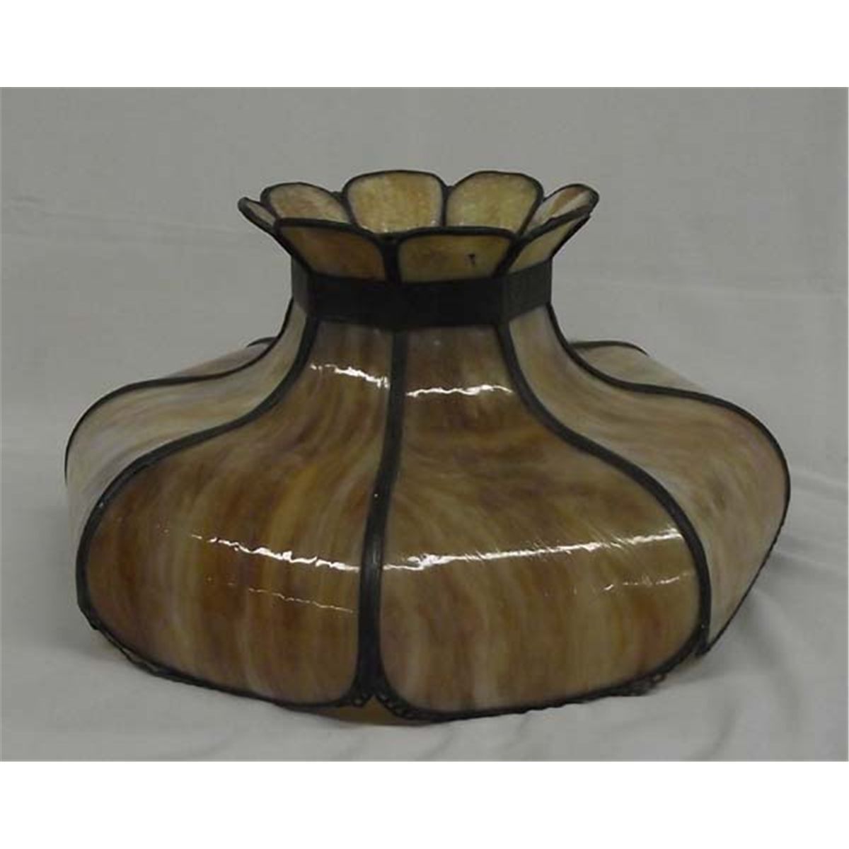 Antique Slag Glass Hanging Lamp Shade