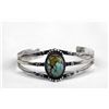 Image 1 : Navajo Sterling Turquoise Bracelet Hallmark AGR