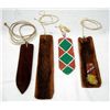 Image 3 : Four Wooden Bull Roarers and One Boomerang