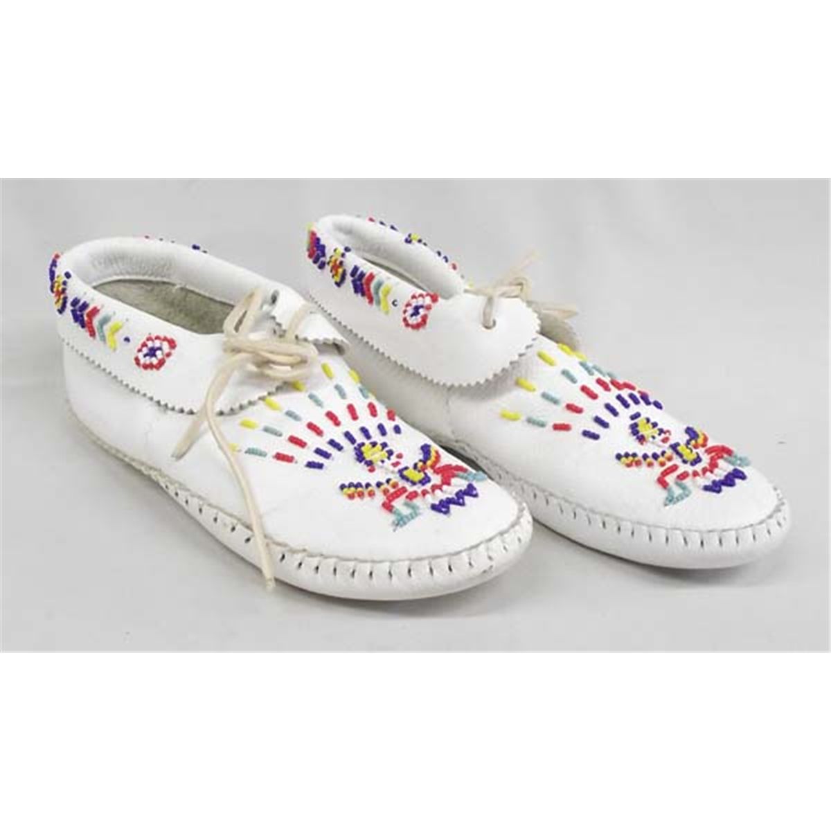 white indian moccasins