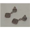 Image 2 : Turquoise Sterling Drop Earrings