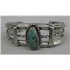 Image 2 : Navajo Sterling Turquoise Bracelets