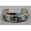 Image 2 : Zuni Silver Multi Stone Jewelry Set by O Panteah
