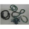 Image 1 : 3 Strings Turquoise Beads & 1 Bracelet