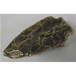 Cast Arrowhead Brass Belt Buckle