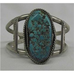 Navajo Sterling Turquoise Bracelet