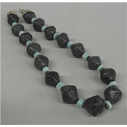 Peruvian Turquoise & Opal Necklace