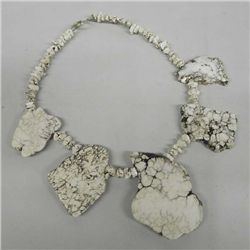 White Buffalo Turquoise Necklace