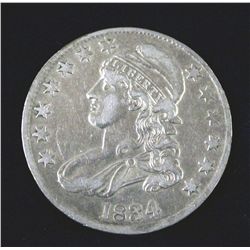 1834 Capped Bust Silver Half Dollar
