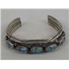 Image 2 : Navajo Sterling Turquoise Bracelet