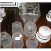 Image 1 : A quantity of 1920's glass lamp shades