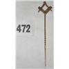 Image 1 : A gold masonic stick pin